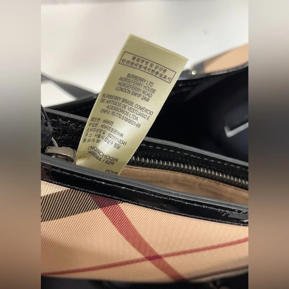 Burberry Supernova Check Bag Tote Coated Canvas‎ Luxury Style VGUC w/Dustbag - Picture 9 of 12